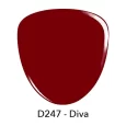 D247 DIVA RED CREME Revel Dip Powder