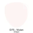 D75 VIVIEN (CLEAR) Revel Nail Dip powder