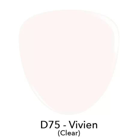 D75 VIVIEN (CLEAR) Revel Nail Dip powder