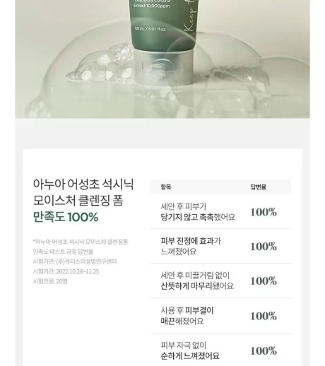 Anua Heartleaf Succinic Moisture Cleansing Foam