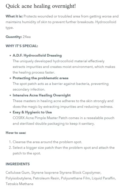 COSRX - Acne Pimple Master Patch-6