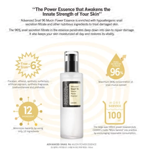 COSRX - Advanced Snail 96 Mucin Power Essence-1