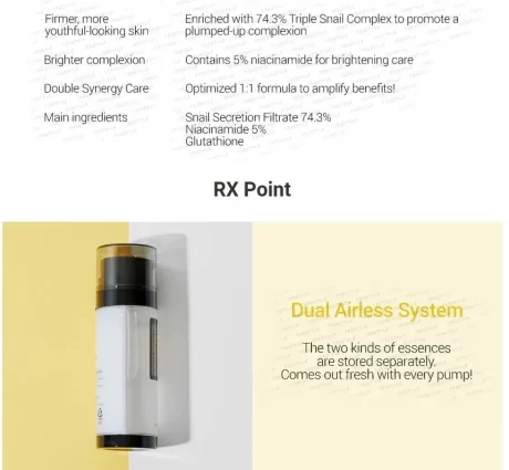 COSRX Advanced Snail Radiance Dual Essence