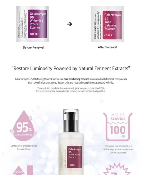 COSRX - Galactomyces 95 Tone Balancing Essence-1
